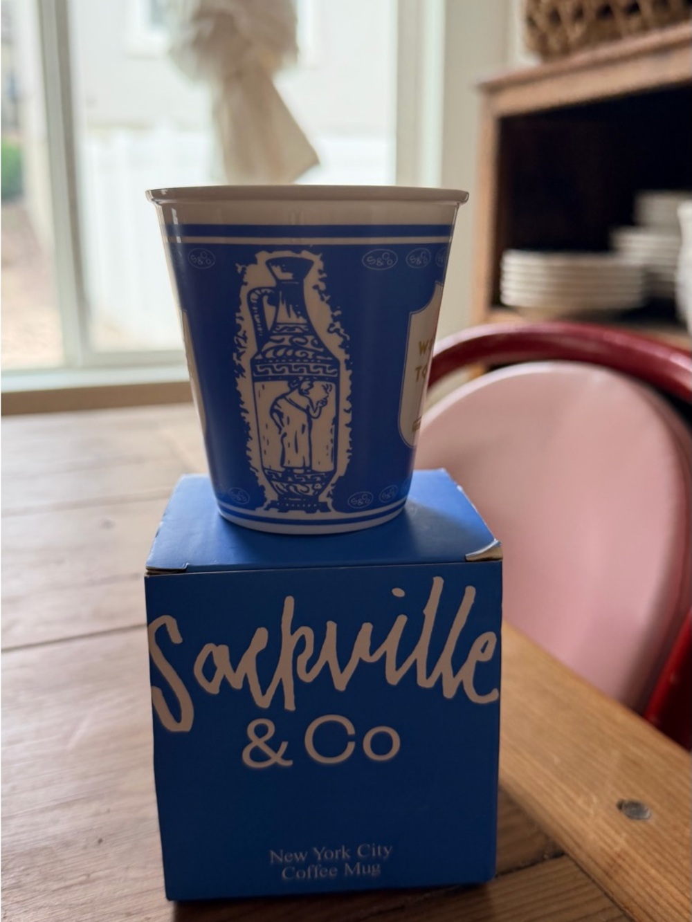Sackville & Co Blue Coffee Mug - Picture 3 of 3